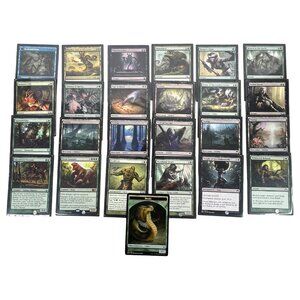 Magic The Gathering MTG Cards Lot of 25 In Sleeves Variety No Duplicates‎